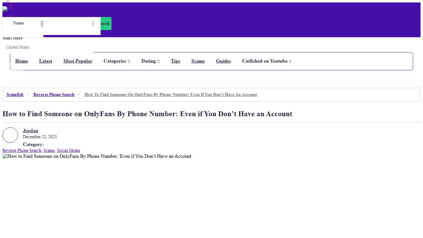 How to Find Someone on OnlyFans By Phone Number: Even if You Don't Have an Account Social Catfish